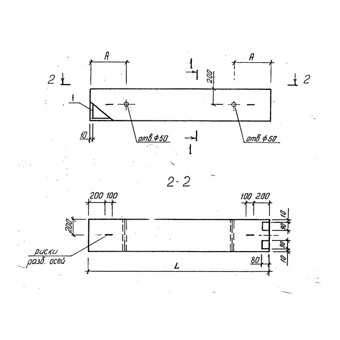 Колонна железобетонная 1КСД 48-00-4-36-00