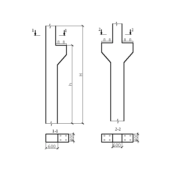 Колонна железобетонная 9к 120-28